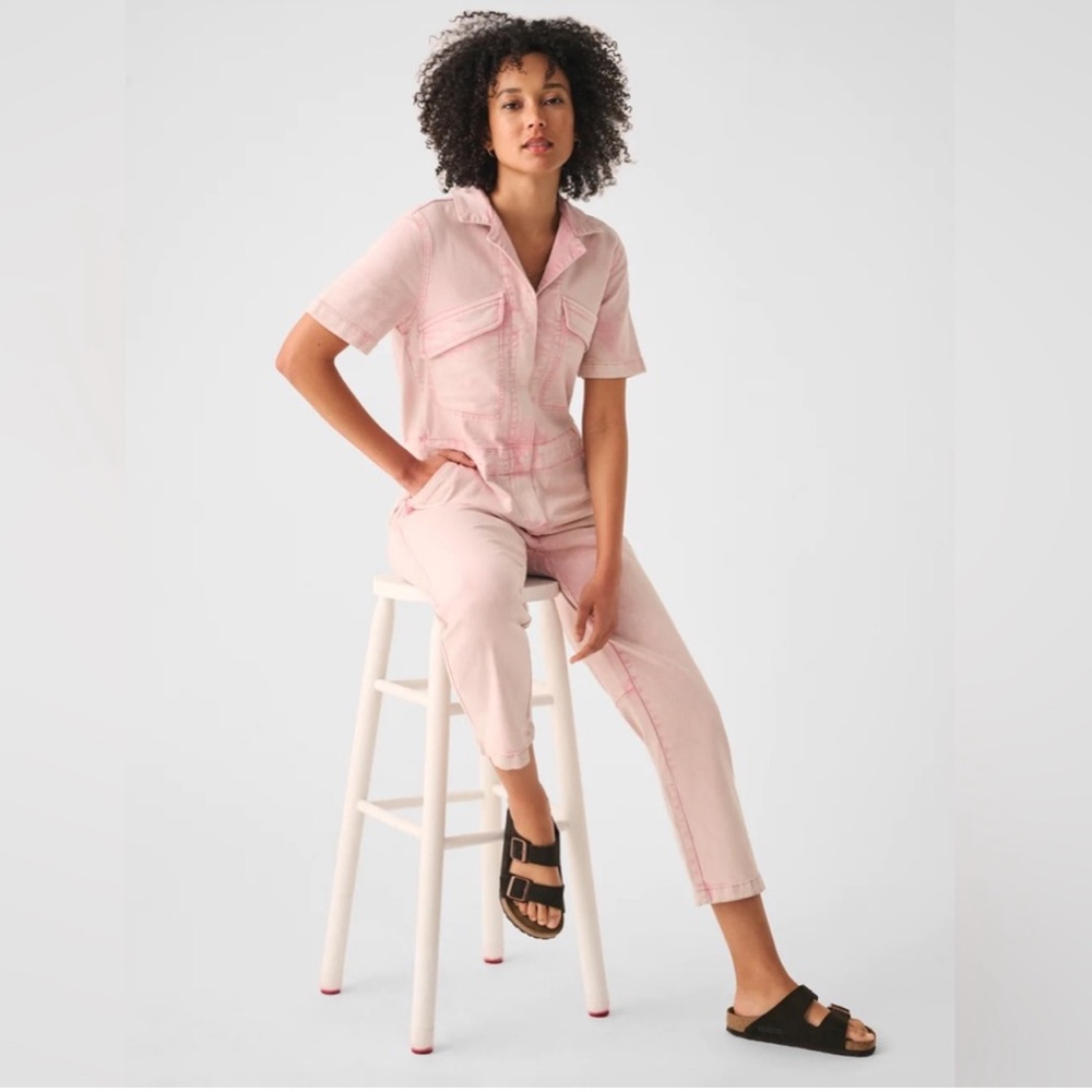 Blythe Jumpsuit - Peach Whip